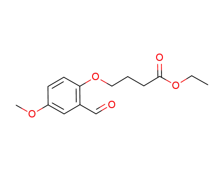 Molecular Structure of 356039-75-3 (ethyl 4-(2-formyl-4-methoxyphenoxy)butanoate)