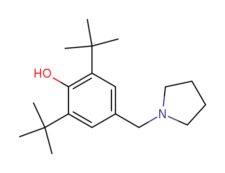 Phenol, 2,6-bis(1,1-dimethylethyl)-4-(1-pyrrolidinylmethyl)-