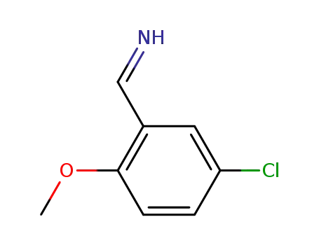 Molecular Structure of 774607-87-3 (Benzenemethanimine, 5-chloro-2-methoxy-)