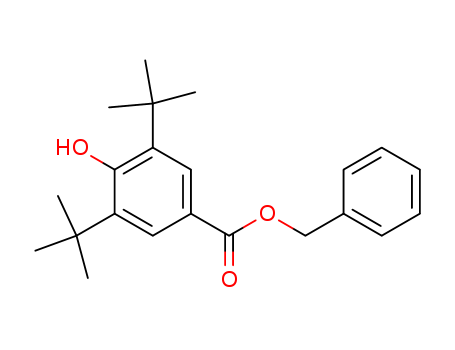 Benzoic acid, 3,5-bis(1,1-dimethylethyl)-4-hydroxy-, phenylmethyl ester
