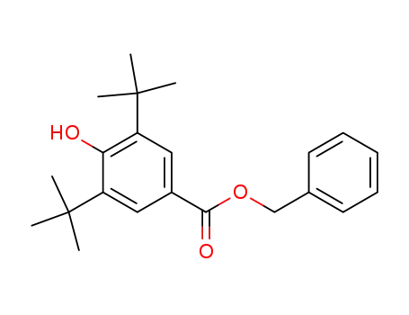 Molecular Structure of 4221-77-6 (Benzoic acid, 3,5-bis(1,1-dimethylethyl)-4-hydroxy-, phenylmethyl ester)