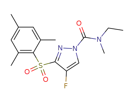 1H-Pyrazole-1-carboxamide,
N-ethyl-4-fluoro-N-methyl-3-[(2,4,6-trimethylphenyl)sulfonyl]-