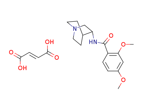 Molecular Structure of 111974-40-4 (Benzamide, N-1-azabicyclo[2.2.2]oct-3-yl-2,4-dimethoxy-,
(E)-2-butenedioate (1:1))