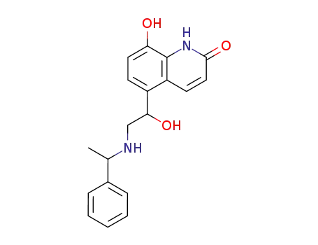 2(1H)-Quinolinone,
8-hydroxy-5-[1-hydroxy-2-[(1-phenylethyl)amino]ethyl]-