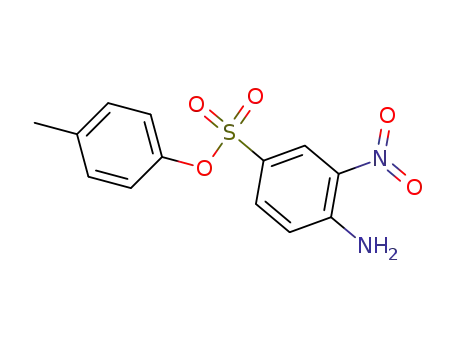 Molecular Structure of 59395-88-9 (Benzenesulfonic acid, 4-amino-3-nitro-, 4-methylphenyl ester)