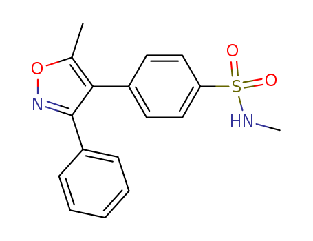 Benzenesulfonamide, N-methyl-4-(5-methyl-3-phenyl-4-isoxazolyl)-(198471-69-1)