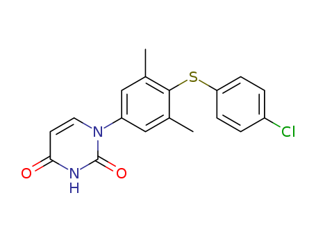 2,4(1H,3H)-Pyrimidinedione,  1-[4-[(4-chlorophenyl)thio]-3,5-dimethylphenyl]-