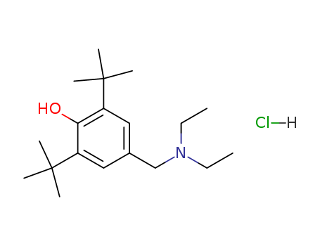 Phenol, 4-[(diethylamino)methyl]-2,6-bis(1,1-dimethylethyl)-,  hydrochloride