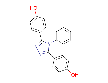 Phenol, 4,4'-(4-phenyl-4H-1,2,4-triazole-3,5-diyl)bis-