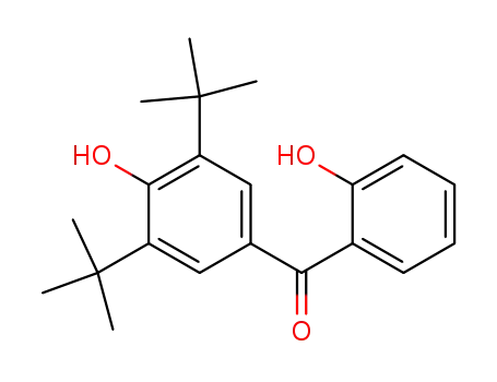 Molecular Structure of 3090-29-7 (Methanone,
[3,5-bis(1,1-dimethylethyl)-4-hydroxyphenyl](2-hydroxyphenyl)-)