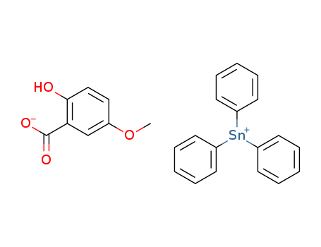 Phenol, 4-methoxy-2-[[(triphenylstannyl)oxy]carbonyl]-