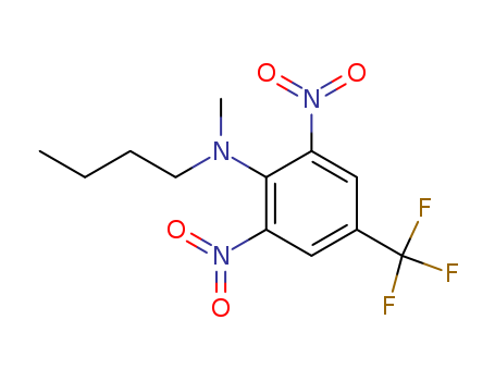 Benzenamine, N-butyl-N-methyl-2,6-dinitro-4-(trifluoromethyl)-