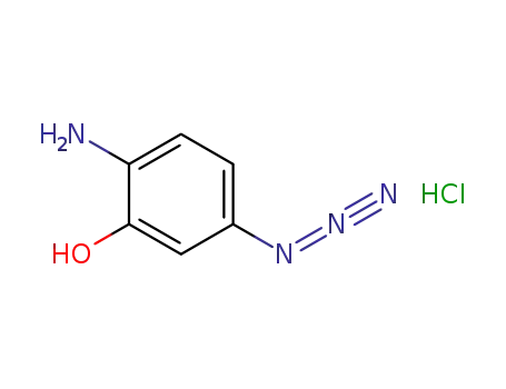 Phenol, 2-amino-5-azido-, monohydrochloride