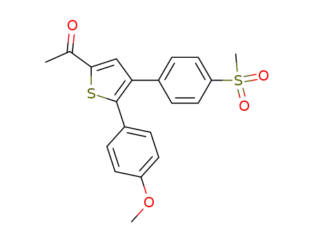 Ethanone,
1-[5-(4-methoxyphenyl)-4-[4-(methylsulfonyl)phenyl]-2-thienyl]-