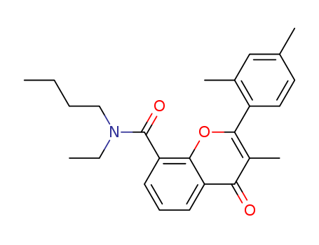 4H-1-Benzopyran-8-carboxamide,  N-butyl-2-(2,4-dimethylphenyl)-N-ethyl-3-methyl-4-oxo-