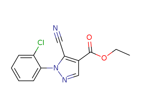 1-(2-Chlorophenyl)-5-cyano-1H-pyrazole-4-carboxylic acid ethyl ester
