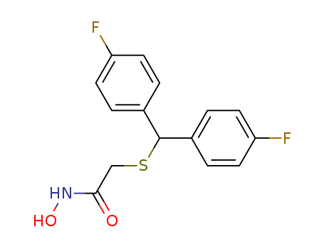Acetamide, 2-[[bis(4-fluorophenyl)methyl]thio]-N-hydroxy-