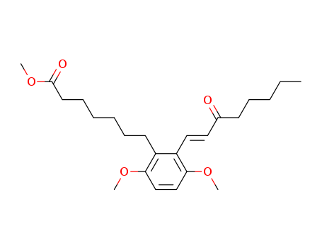 Benzeneheptanoic acid, 3,6-dimethoxy-2-(3-oxo-1-octenyl)-, methyl  ester, (E)-
