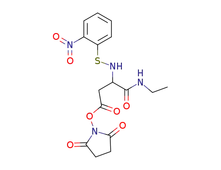 Butanamide,
4-[(2,5-dioxo-1-pyrrolidinyl)oxy]-N-ethyl-2-[[(2-nitrophenyl)thio]amino]-4-
oxo-