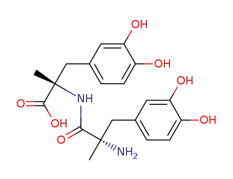 Molecular Structure of 61406-61-9 (L-Tyrosine, 3-hydroxy-N-(3-hydroxy-a-methyl-L-tyrosyl)-a-methyl-)