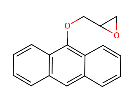 Molecular Structure of 46963-21-7 (Oxirane, [(9-anthracenyloxy)methyl]-)