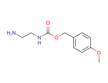 Molecular Structure of 172476-21-0 (Carbamic acid, (2-aminoethyl)-, (4-methoxyphenyl)methyl ester)