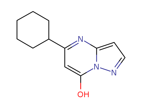 Pyrazolo[1,5-a]pyrimidin-7-ol, 5-cyclohexyl-