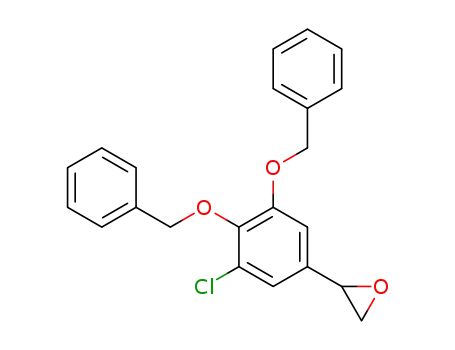 Oxirane, [3-chloro-4,5-bis(phenylmethoxy)phenyl]-