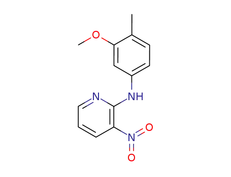 Molecular Structure of 61963-67-5 (2-Pyridinamine, N-(3-methoxy-4-methylphenyl)-3-nitro-)