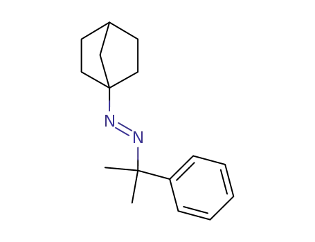 Diazene, bicyclo[2.2.1]hept-1-yl(1-methyl-1-phenylethyl)-, (E)-