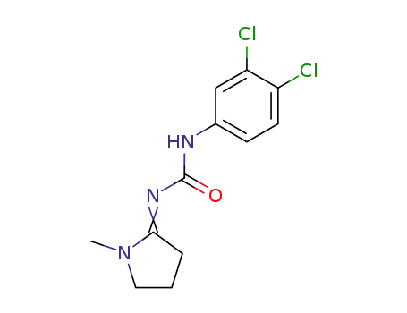 Molecular Structure of 50529-16-3 (Urea, (3,4-dichlorophenyl)(1-methyl-2-pyrrolidinylidene)-)