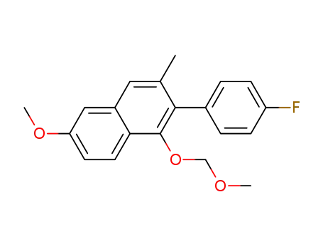 Naphthalene,
2-(4-fluorophenyl)-6-methoxy-1-(methoxymethoxy)-3-methyl-