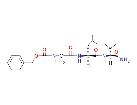 Molecular Structure of 14611-16-6 (L-Valinamide, N-[(phenylmethoxy)carbonyl]glycyl-L-leucyl-)