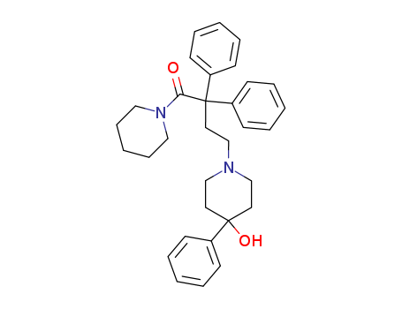 66757-10-6,Piperidine,1-[4-(4-hydroxy-4-phenyl-1- piperidinyl)-1-oxo-2,2-diphenylbutyl]- ,