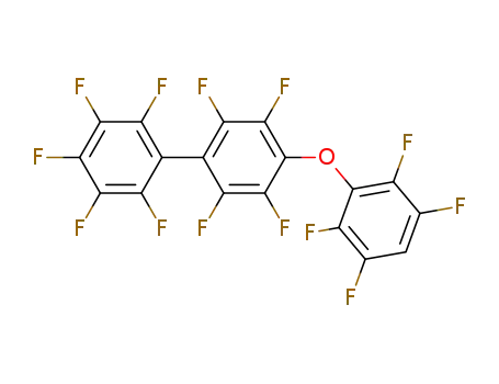 Molecular Structure of 14055-53-9 (1,1'-Biphenyl,2,2',3,3',4,5,5',6,6'-nonafluoro-4'-(2,3,5,6-tetrafluorophenoxy)-)