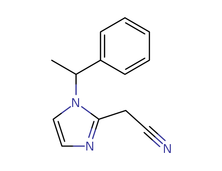 1H-Imidazole-2-acetonitrile, 1-(1-phenylethyl)-