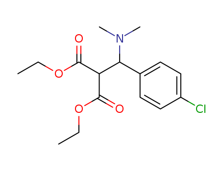 Propanedioic acid, [(4-chlorophenyl)(dimethylamino)methyl]-, diethyl  ester