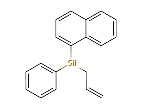 Molecular Structure of 64275-85-0 (Silane, 1-naphthalenylphenyl-2-propenyl-)