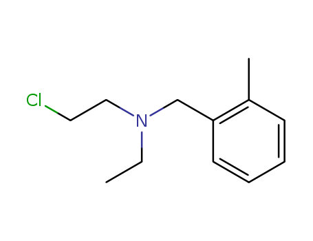 2-chloro-N-ethyl-N-[(2-methylphenyl)methyl]ethanamine