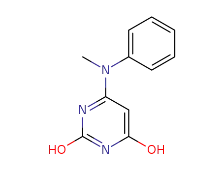 Molecular Structure of 19188-55-7 (6-(methylanilino)-2,4(1H,3H)-pyrimidinedione)
