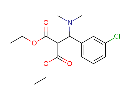 Propanedioic acid, [(3-chlorophenyl)(dimethylamino)methyl]-, diethyl  ester