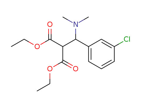 Propanedioic acid, [(3-chlorophenyl)(dimethylamino)methyl]-, diethyl
ester