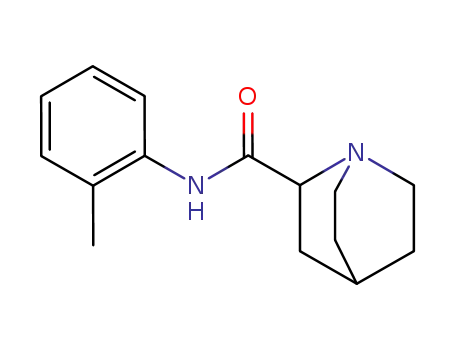 1-Azabicyclo[2.2.2]octane-2-carboxamide, N-(2-methylphenyl)-
