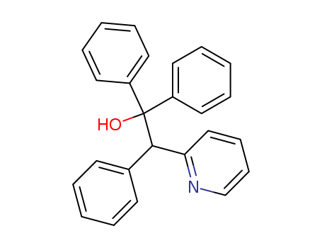 Molecular Structure of 16164-68-4 (2-Pyridineethanol, a,a,b-triphenyl-)