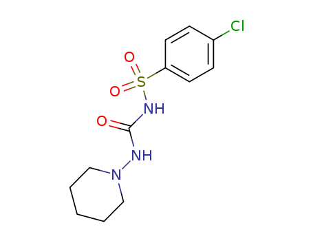 1224-47-1,Benzenesulfonamide,4-chloro-N-[(1-piperidinylamino)carbonyl]-,Urea,1-[(p-chlorophenyl)sulfonyl]-3-piperidino- (7CI,8CI); Chlorpentazide