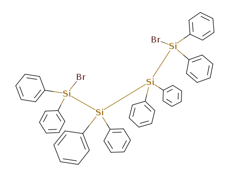 Tetrasilane, 1,4-dibromo-1,1,2,2,3,3,4,4-octaphenyl-(13529-76-5)