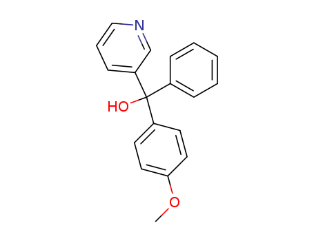 3-Pyridinemethanol, a-(4-methoxyphenyl)-a-phenyl-