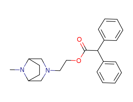 63978-01-8,8-Methyl-3,8-diazabicyclo[3.2.1]octane-3-ethanol diphenylacetate,3,8-Diazabicyclo[3.2.1]octane,benzeneacetic acid deriv.