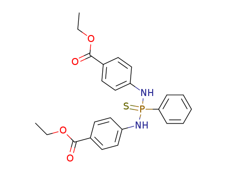 Benzoic acid,4,4'-[(phenylphosphinothioylidene)diimino]bis-, diethyl ester (9CI)