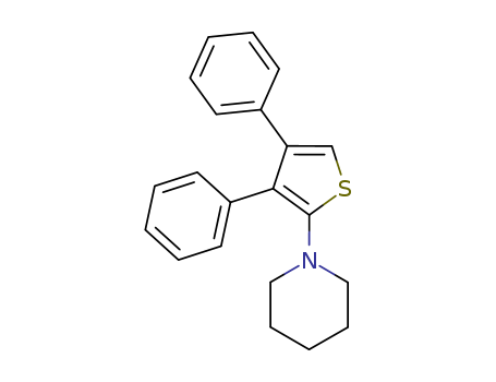 Piperidine, 1-(3,4-diphenyl-2-thienyl)-
